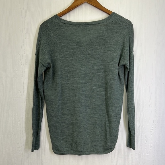 Madewell - Southstar Lightweight Merino Wool Pullover Light Green Sweater SZ XS - Picture 10 of 10